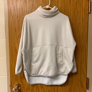 North face turtle neck hoodie